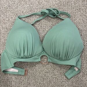 Shade & Shore Mint Halter Bikini Top